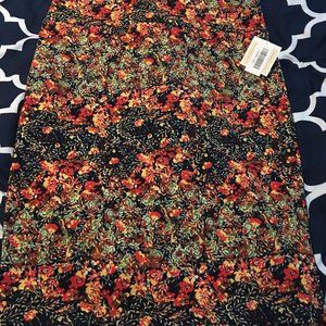 NWT 2XL LuLaRoe Floral Cassie Pencil Skirt